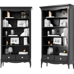 美式装饰柜3D模型下载